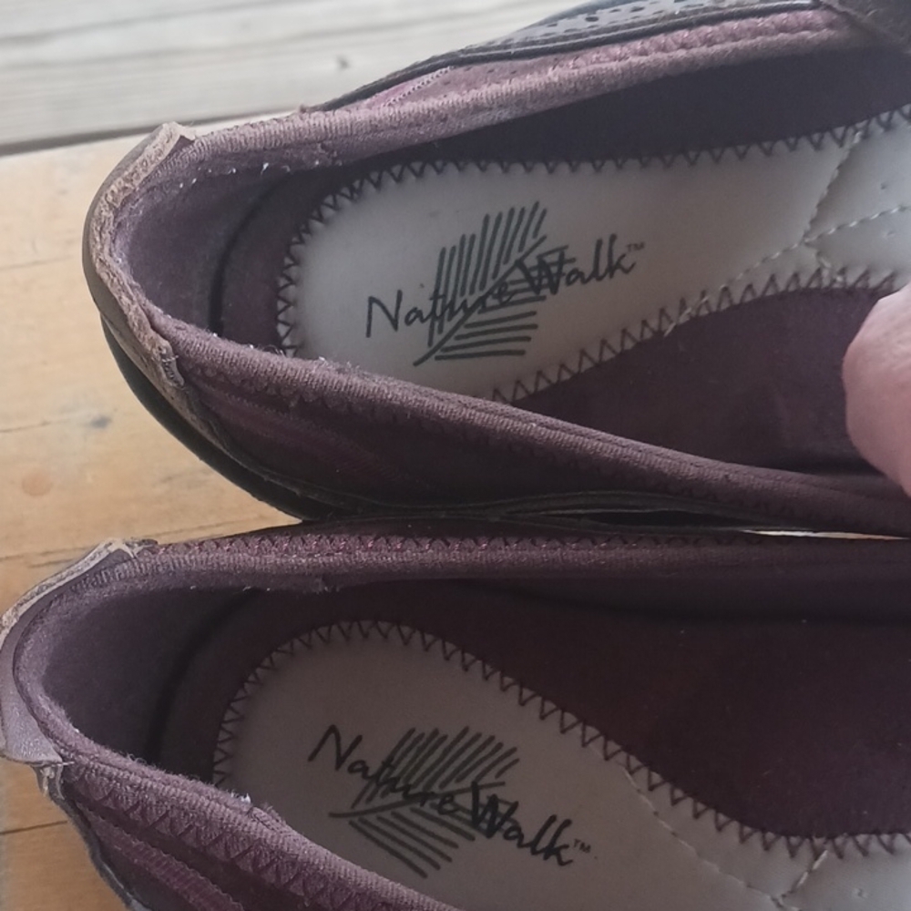 Nature Walk women's leather loafer walking shoes size 8 - Picture 2 of 10
